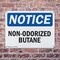 Signmission Non-Odorized Butane OSHA Notice Sign, Plastic, 10in W x 7in L, 2PK OS-2PACK-NS-P-710-L-15084 - alternate 7